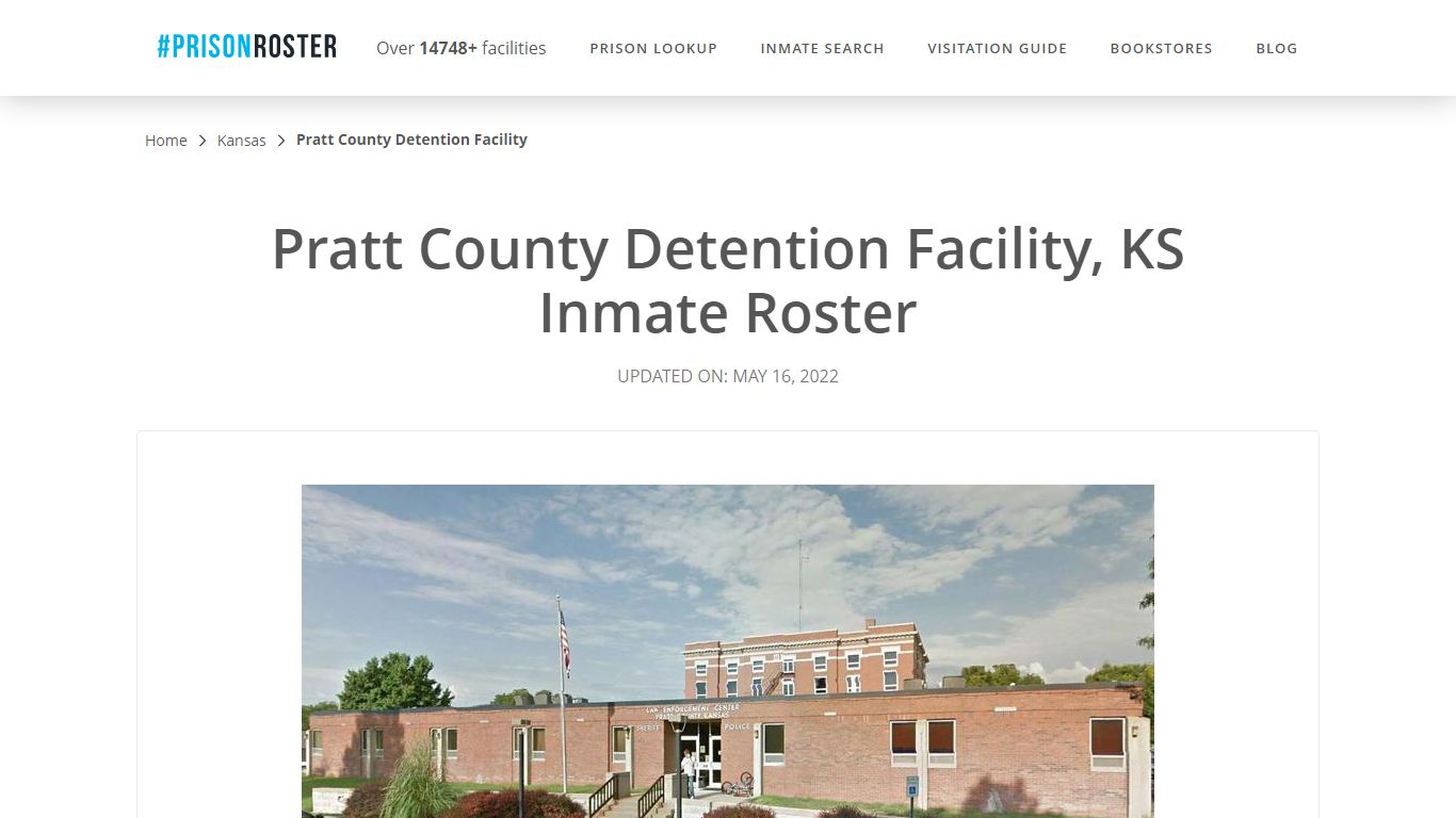 Pratt County Detention Facility, KS Inmate Roster - Prisonroster